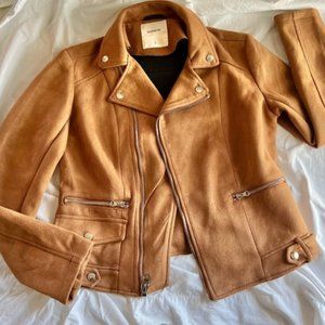Faux Suede Caramel Jacket